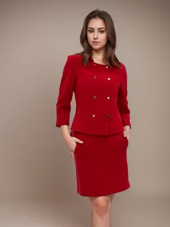 Костюм с юбкой LusyCOSTORE 117218142 купить за 3 420 ₽ в интернет-магазине Wildberries