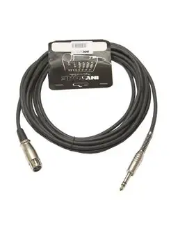 Микрофонный кабель 6.3 джек стерео - XLR (мама) ACM1005FS BK INVOTONE 117219180 купить за 1 142 ₽ в интернет-магазине Wildberries