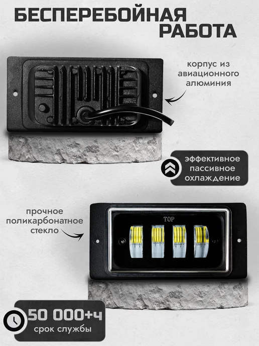 StepWise Противотуманные фары ВАЗ светодиодные 40w для автомобиля, 40 Вт, фото 6