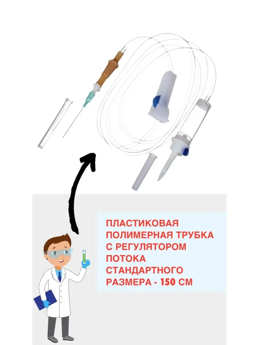 Капельница медицинская / Система капельница / Система инфузионная / Система  для капельницы VELEVEDA 117564897 купить в интернет-магазине Wildberries