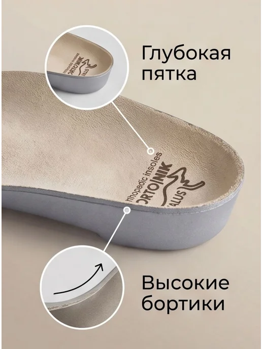 Talus Стельки ортопедические с высокими бортиками 77 Бейс, вариант, фото 3