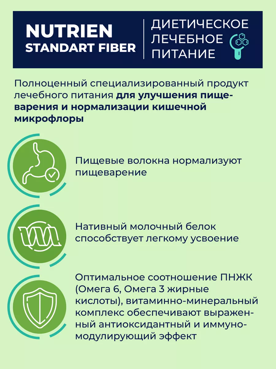 Смесь Нутриэн Стандарт с волокнами 2шт Нутриэн 117728112 купить за 2 156 ₽  в интернет-магазине Wildberries