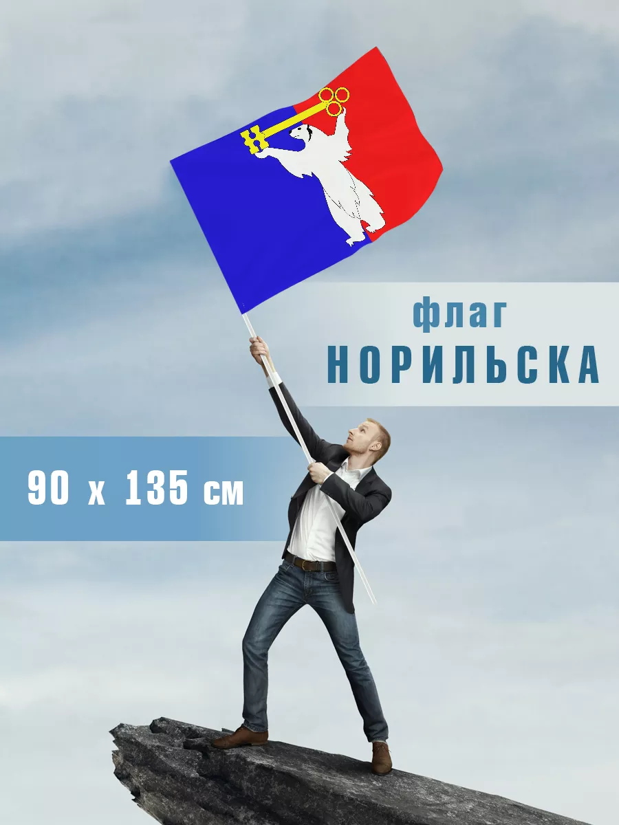 Флаг Норильска 90*135см Филя Флаги 117922108 купить за 790 ₽ в  интернет-магазине Wildberries