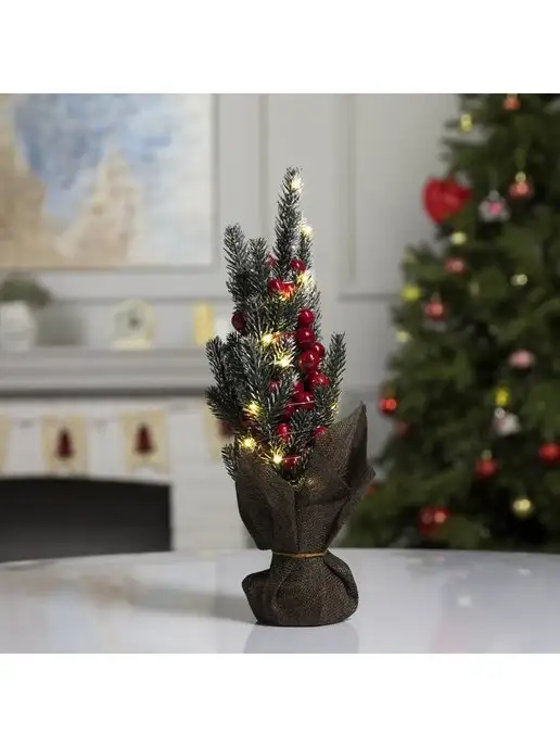 Luazon Lighting Фигура светодиодная елка искусственная на батарейках, вариант, фото 2
