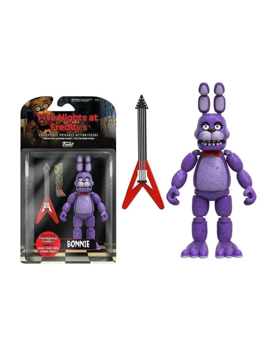 Подвижная фигурка Бонни ФНАФ (Bonnie Action Figure) Funko 117944047 купить  за 2 226 ₽ в интернет-магазине Wildberries