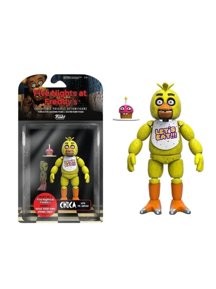 Подвижная игрушка ФНАФ Чика(Articulated Chica Action Figure) Funko  117958093 купить за 1 539 ₽ в интернет-магазине Wildberries