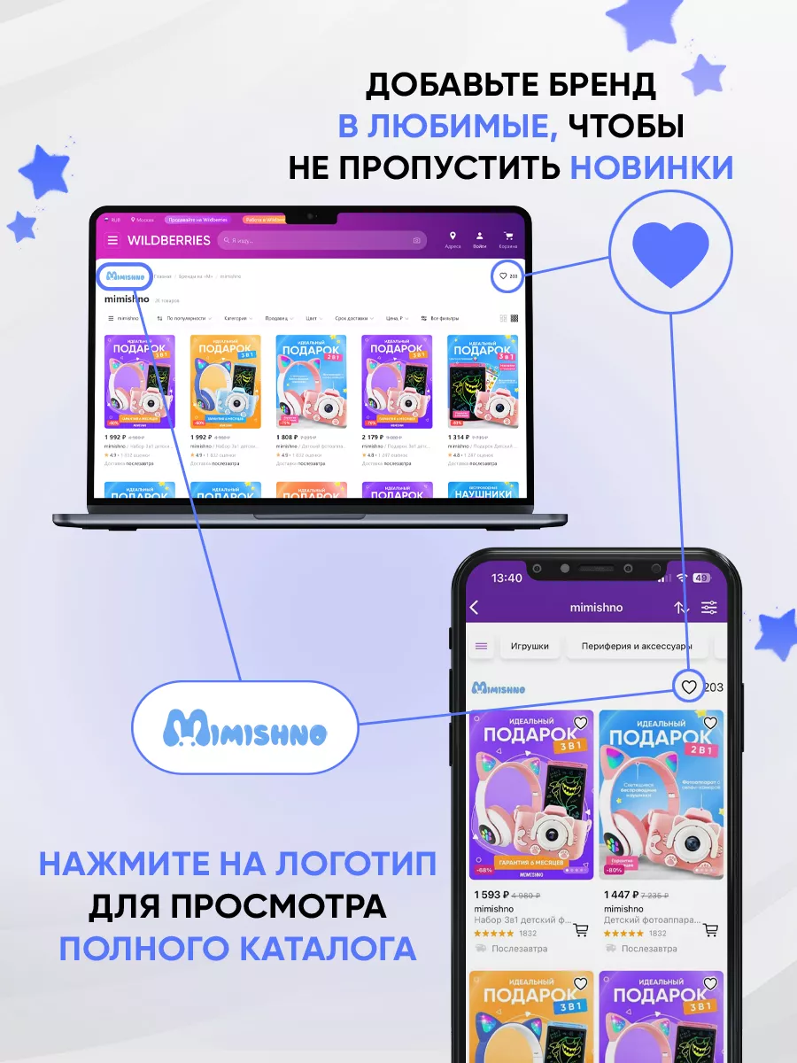 Фотоаппарат в наборе с планшетом mimishno 117960085 купить за 1 184 ₽ в  интернет-магазине Wildberries