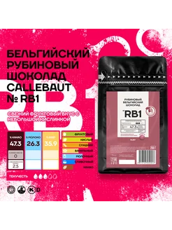 Бельгийский рубиновый шоколад Ruby Каллебаут (0,2 кг) Callebaut 117963151 купить за 762 ₽ в интернет-магазине Wildberries