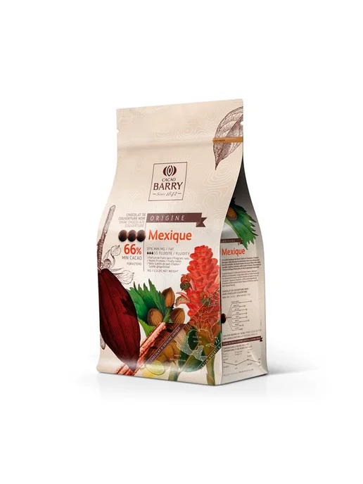 Cacao Barry Шоколад темный Mexique 66% Какао Барри (1 кг), 1 кг, фото 7