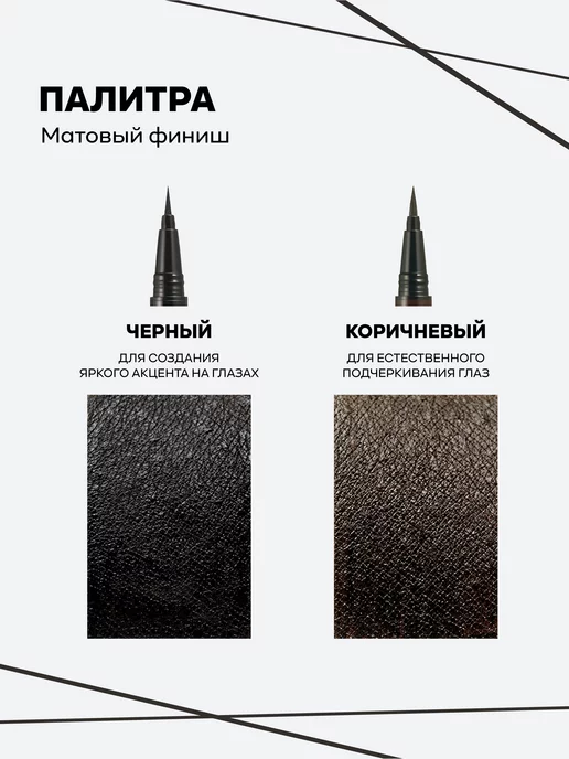 KLOG Водостойкая подводка для глаз So Skinny, черный, фото 7