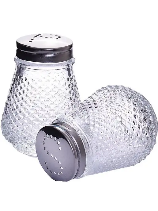 Набор для специй на стол на подставке стекло нержавейка 2 шт - фото 5