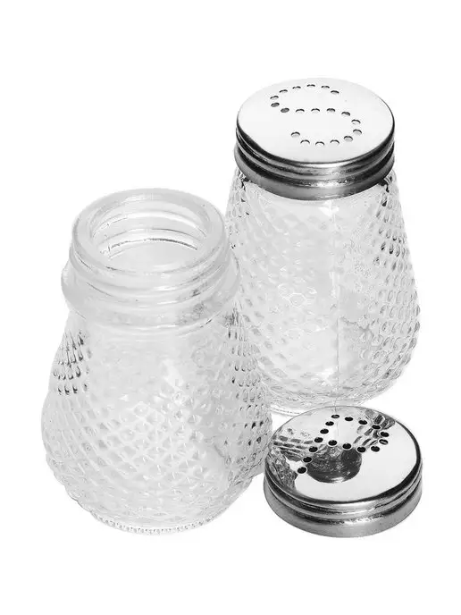 Набор для специй на стол на подставке стекло нержавейка 2 шт - фото 6