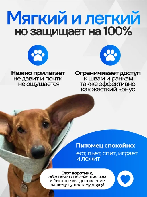ГуренКОТ Защитный воротник для кошек и собак, вариант, фото 4