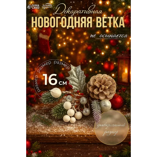 Еловые ветки для декора украшение