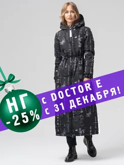 Пальто демисезонное длинное на молнии с капюшоном DOCTOR E 118292556 купить за 10 999 ₽ в интернет-магазине Wildberries