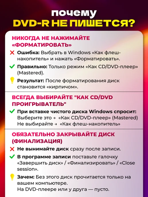 Заряжай Диски для МРТ КТ DVD-R 50 штук, вариант, фото 2