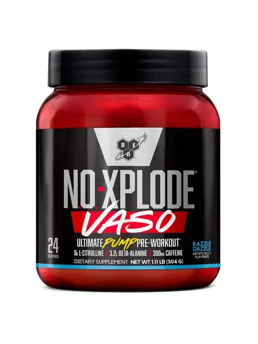 BSN N.O. XPLODE VASO Razzle Dazzle, 500 г - Фруктовое вино