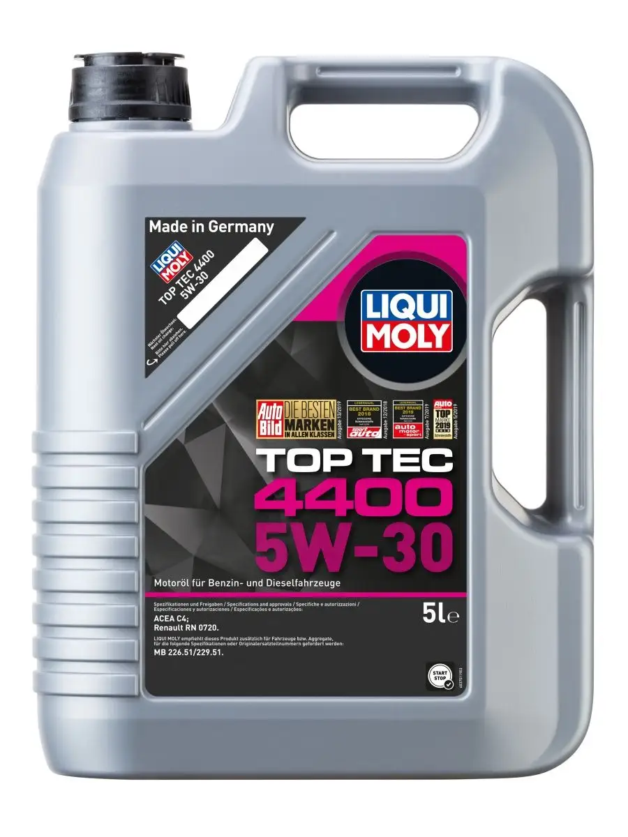 Масло моторное 5W-30 синтетическое Ликви Моли 5 литров Liqui Moly 118964379  купить за 8 427 ₽ в интернет-магазине Wildberries