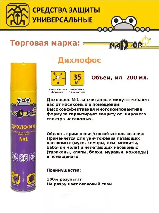 Средство от тараканов Nadzor Средство от тараканов, от клопов, от муравьев, от комаров, вариант, фото 2