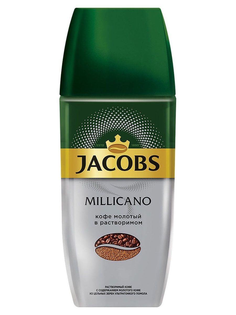 Мелющий кофе jacobs. Jacobs Millicano 90г. Якобск Меликано молотый в растворимом. Кофе Jacobs Millicano 90г. Кофе Якобс Монарх Милликано молотый в растворимом 90 г.