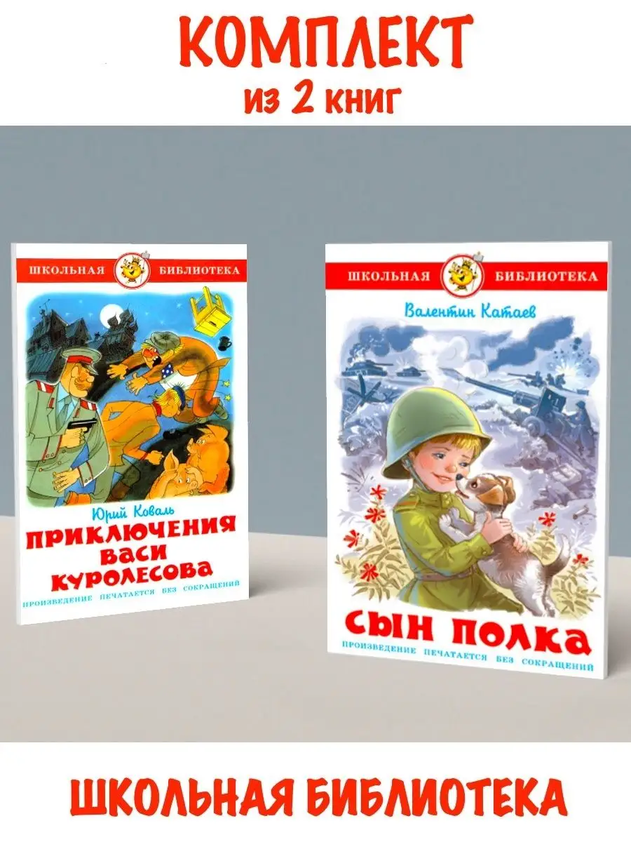 Приключения Васи Куролесова + Сын полка. 2 книги Издательство Самовар  119056675 купить за 462 ₽ в интернет-магазине Wildberries