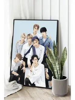 Stray Kids, K-pop корейская картина по номерам 40х50 Живопись по