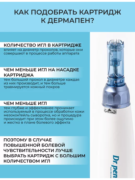Dr.Pen Картриджи для дермапенов A11 A9 A8s M8s на 36 игл, 5 шт, 5 шт, фото 8