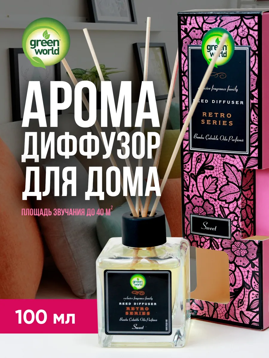 Диффузор с палочками ароматический 100мл Sweet