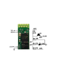 Bluetooth модуль HC-06 Arduino 119508186 купить за 402 ₽ в интернет-магазине Wildberries