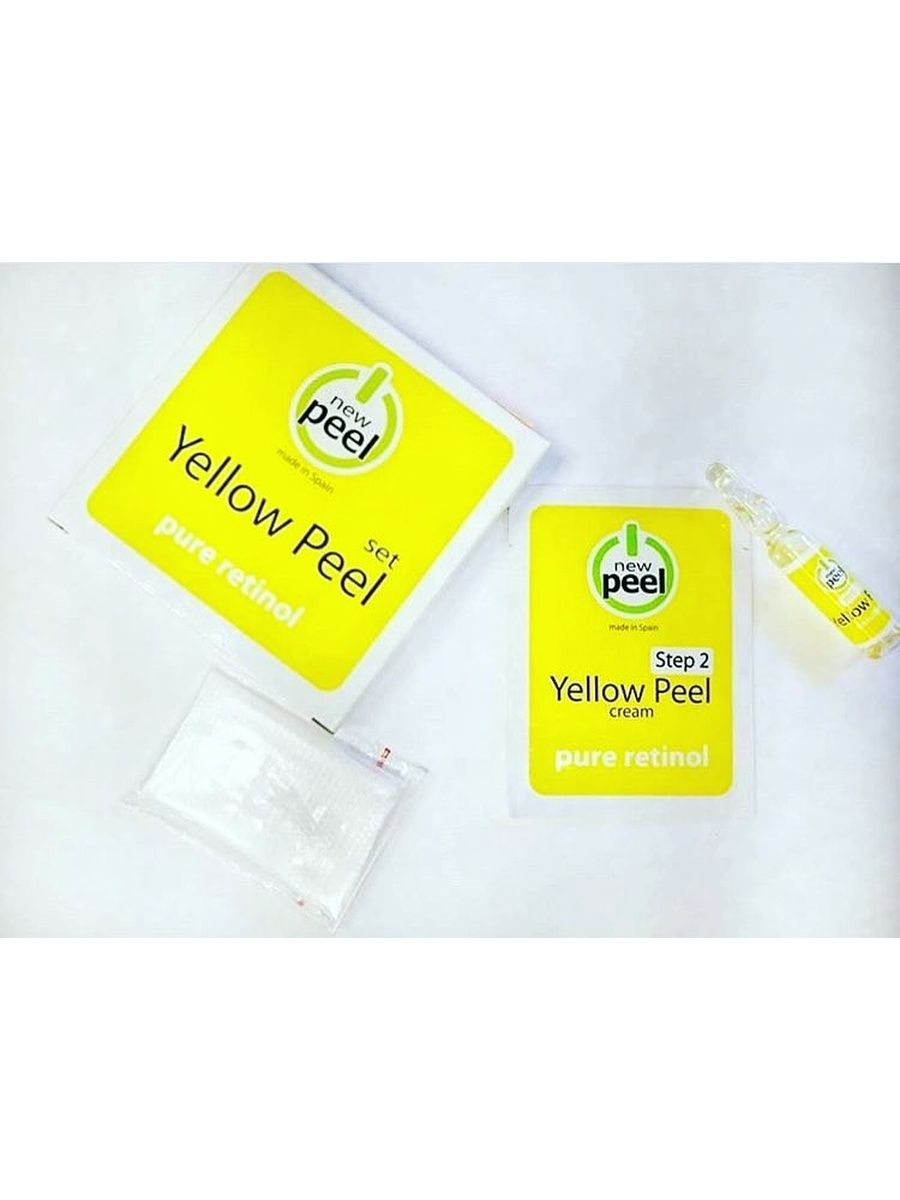 New peel. Пилинг набор New Peel Yellow. New Peel Yellow Peel. Набор для процедуры желтого пилинга Yellow Peel Kit.