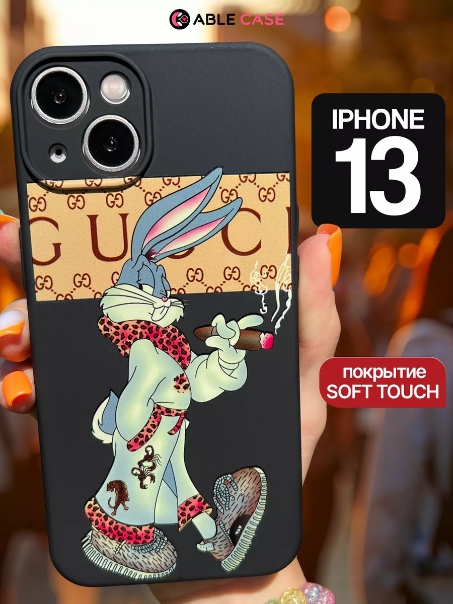 Чехол на iPhone 13 с принтом силиконовый Able case 119655387 купить за 912  ₽ в интернет-магазине Wildberries