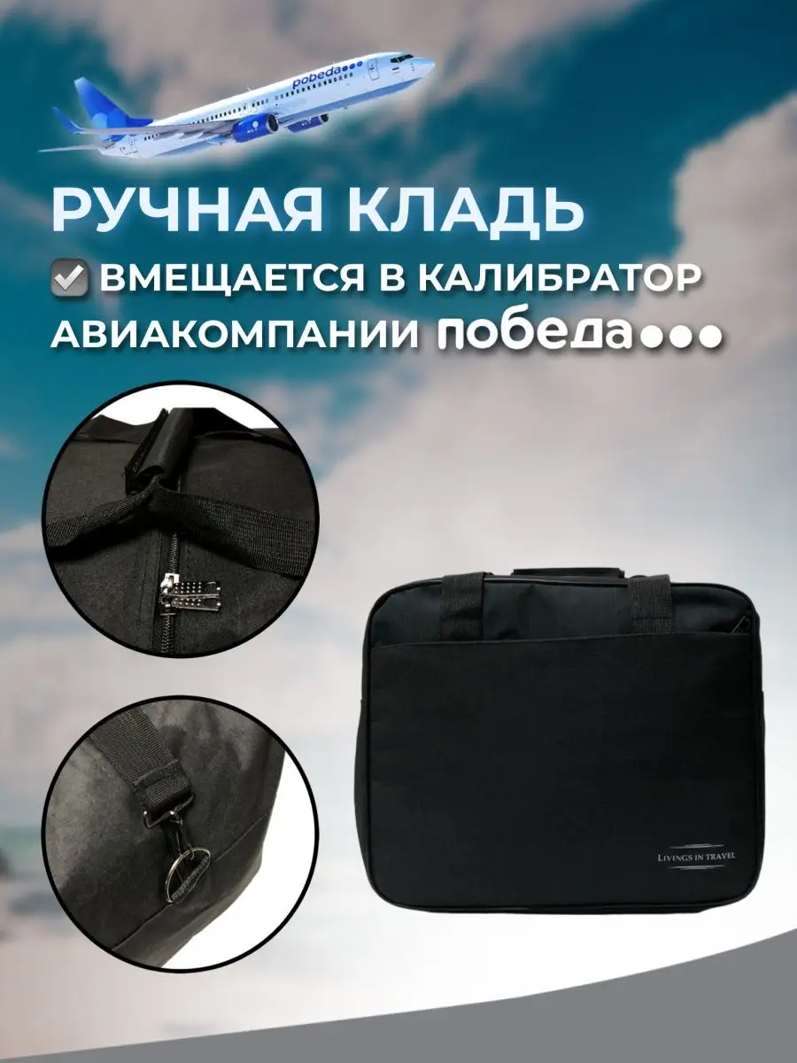 Сумка ручная кладь Победа 36 30 27 BAGFORME 119662691 купить в  интернет-магазине Wildberries