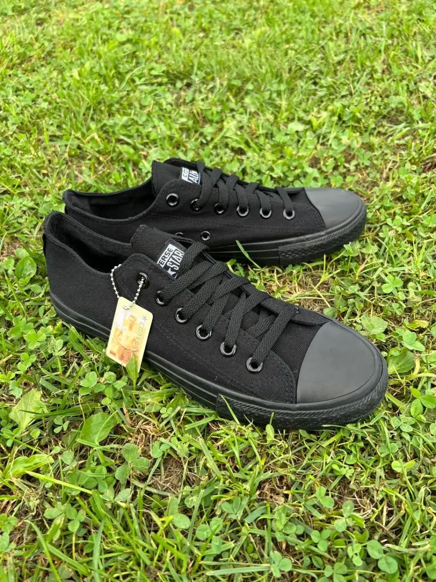 Converse full black shoes online