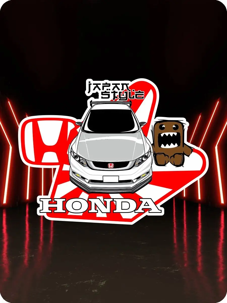 Наклейки на авто honda japan style 25х15 KA&CO 119787084 купить за 249 ₽ в  интернет-магазине Wildberries