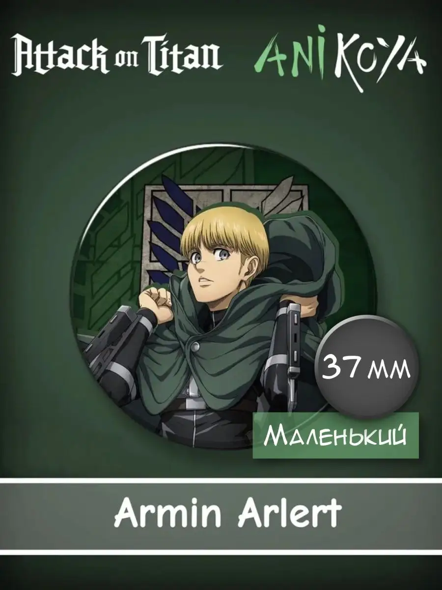 Значки Атака титанов, Attack On Titan. Маленькие 37 мм AniKoya 119816757  купить за 150 ₽ в интернет-магазине Wildberries