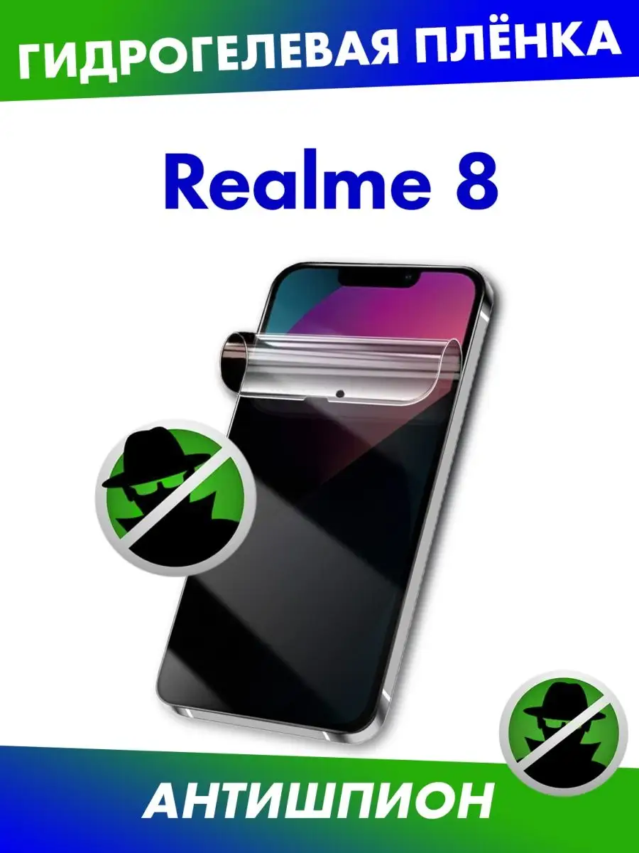 Гидрогелевая защитная пленка для Realme 8 глянцевая матовая Profit  119896437 купить за 487 ₽ в интернет-магазине Wildberries