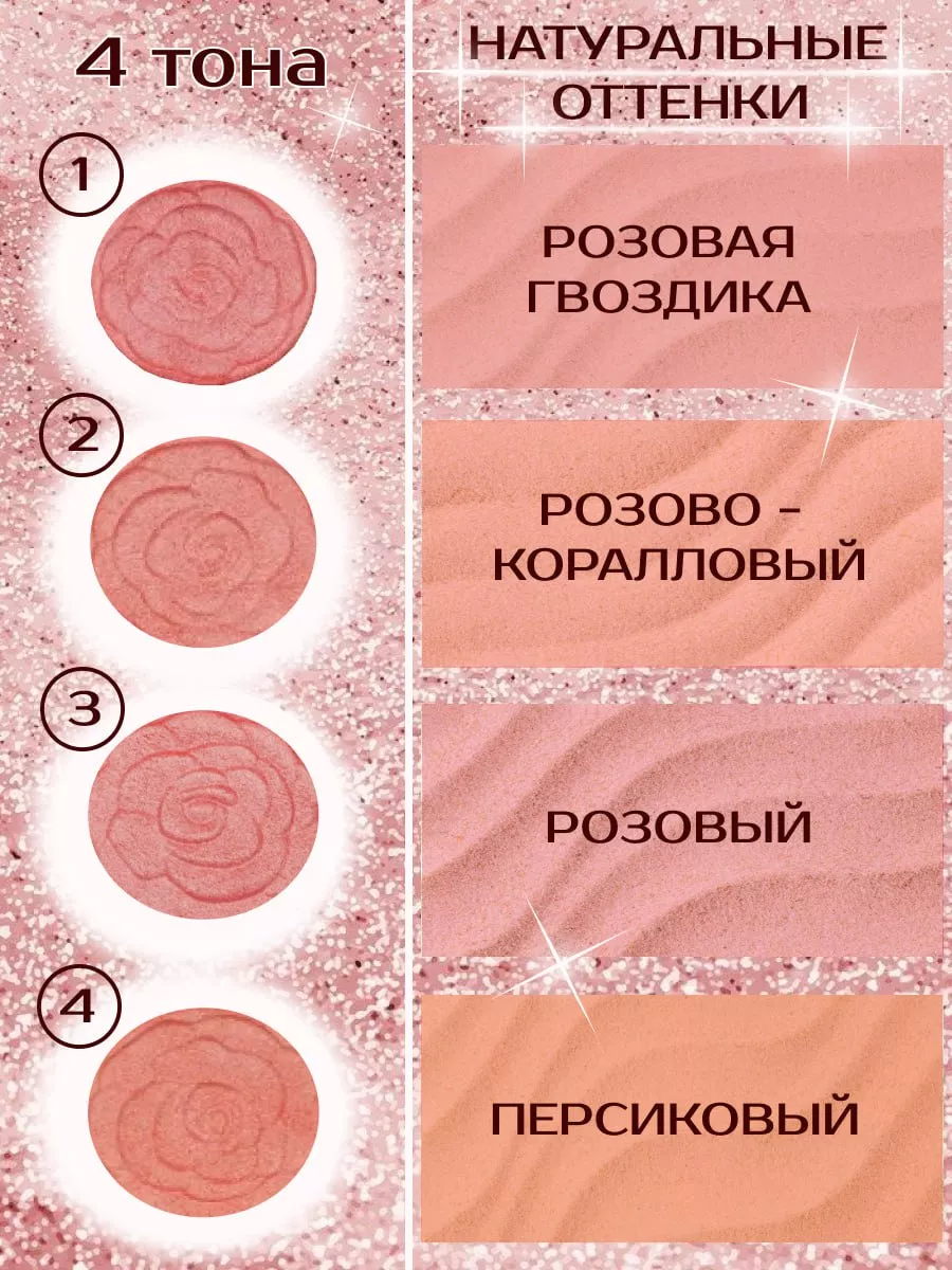 La Rosa Запеченные румяна-, одинарные