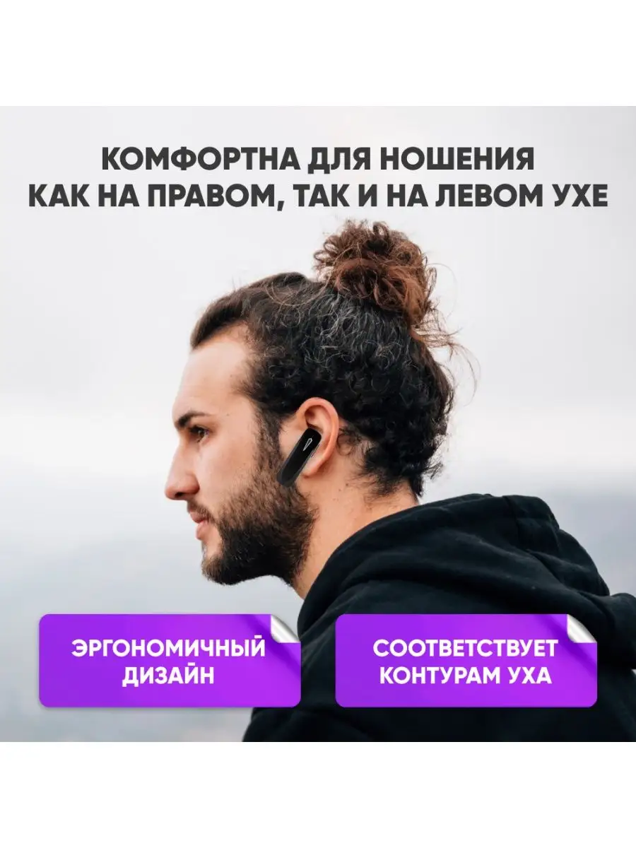 Беспроводная bluetooth гарнитура для авто с микрофоном ABS-store 119930771  купить за 256 ₽ в интернет-магазине Wildberries