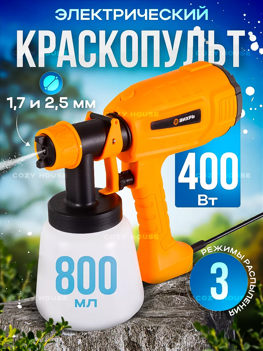 Краскопульт электрический кондитерский для велюра Вихрь 119974064 купить за  3 071 ₽ в интернет-магазине Wildberries