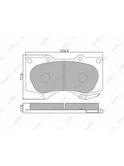 Колодки передние LYNXauto BD-7549 LYNXauto 120034975 купить за 1 773 ₽ в интернет-магазине Wildberries