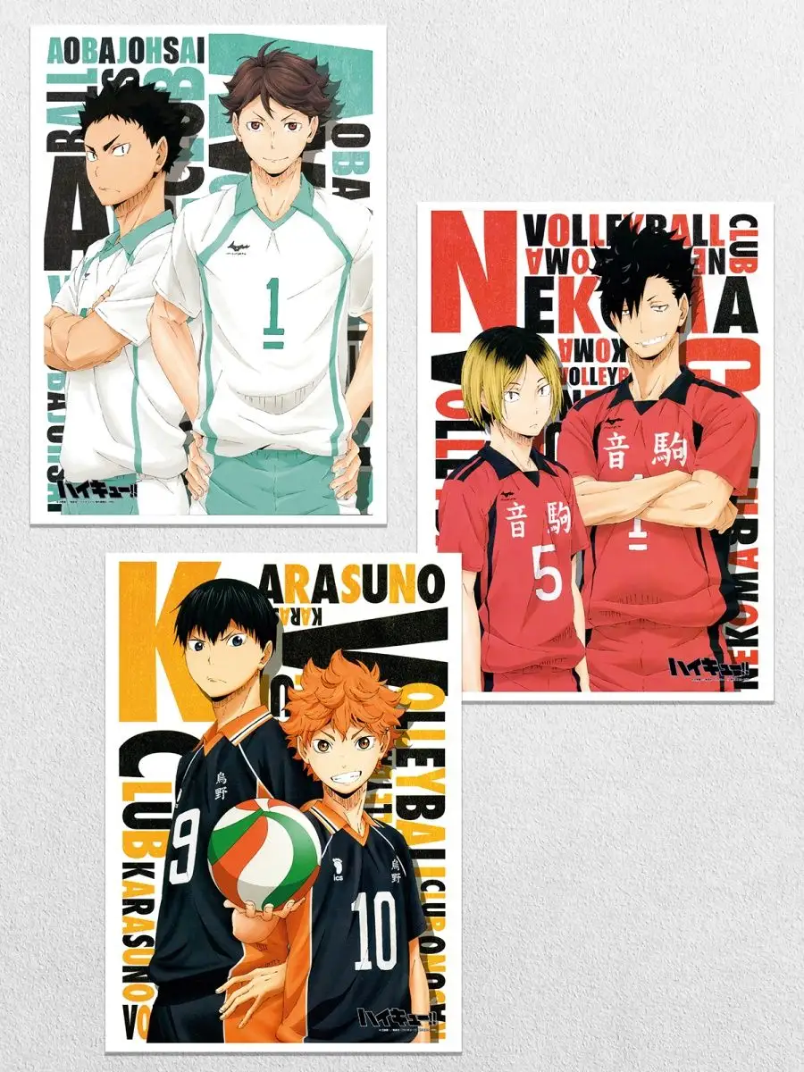 Ru-print Постеры интерьерные Haikyu!! Волейбол