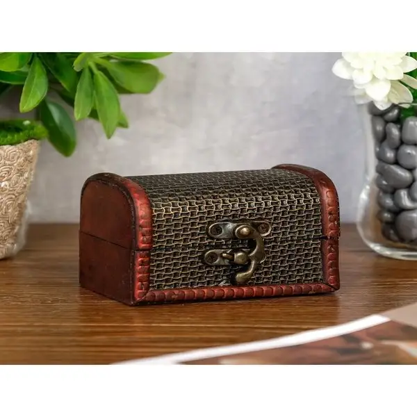Шкатулка сундучок «Сеточка» 6х8х5,5 см