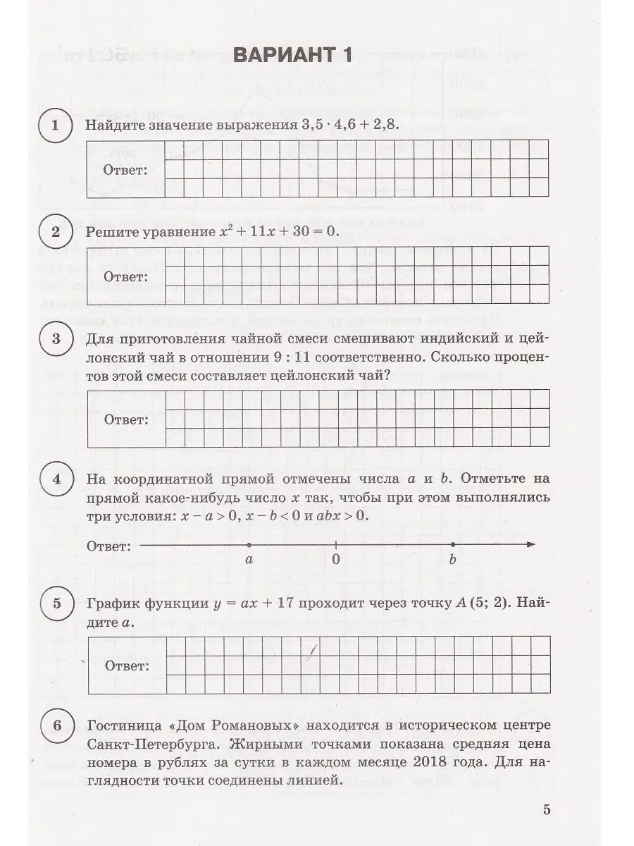 Математика. 8 класс. ВПР. Типовые задания. 15 вариантов Экзамен 120060465  купить за 319 ₽ в интернет-магазине Wildberries