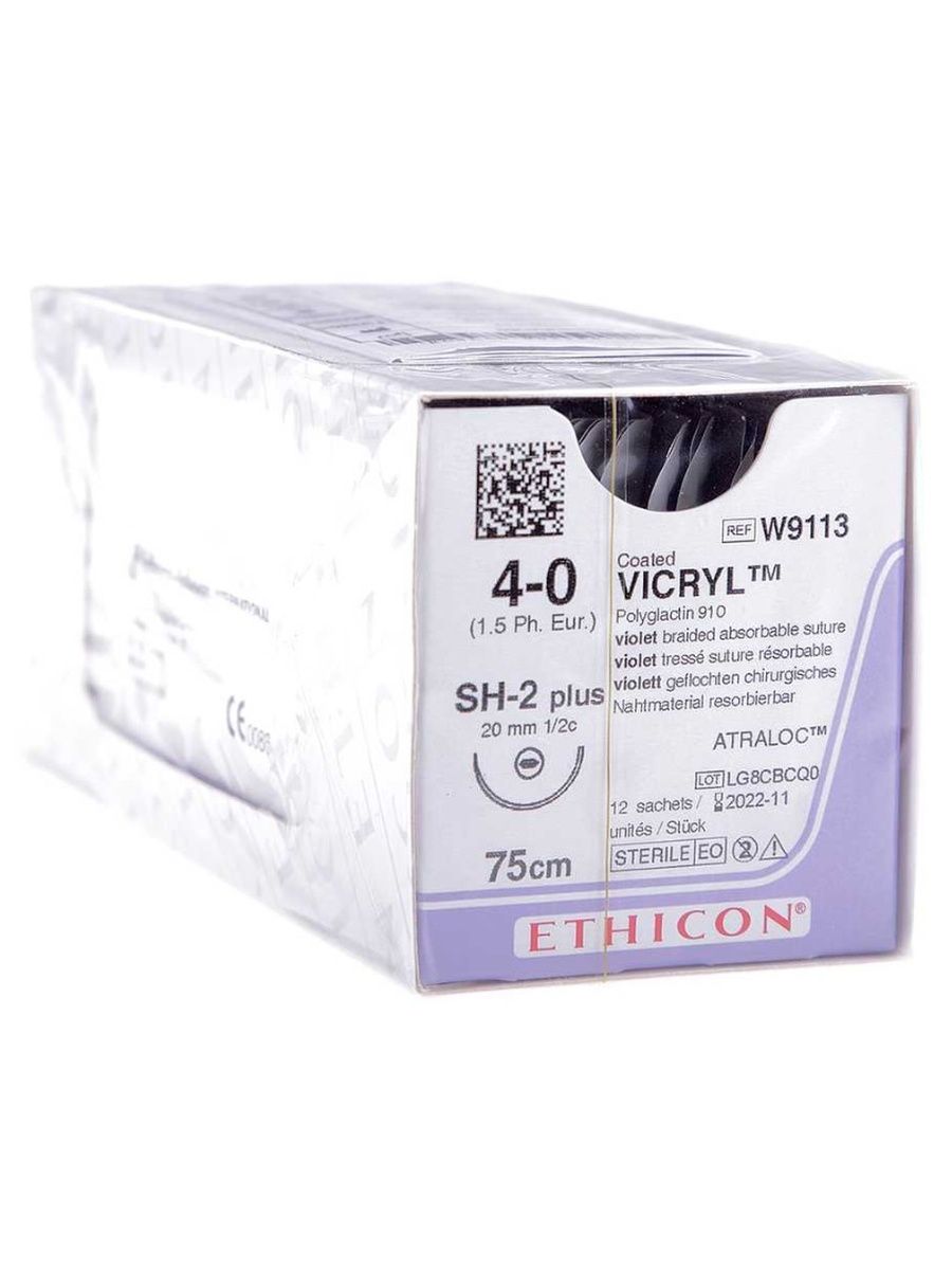 VICRYL w9113. Викрил w9113 36 шт. VICRYL шовный материал w9113. Викрил 2 с иглой.