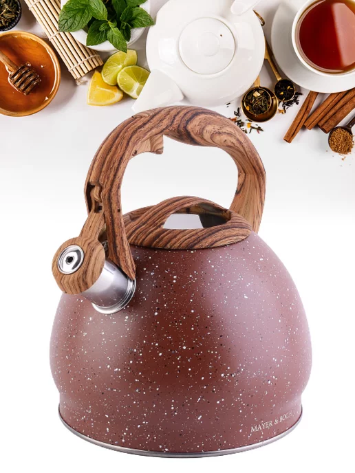 Чайник со свистком для плиты 3 л - фото 15