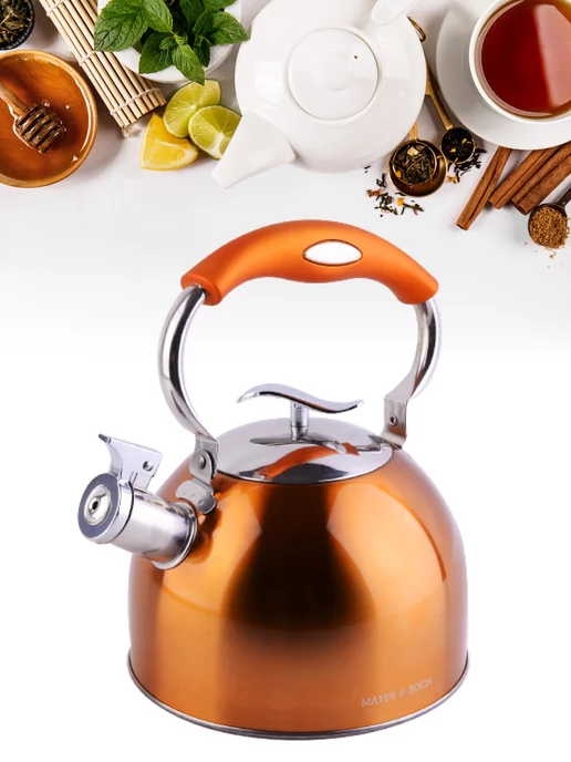 Чайник со свистком для плиты 2,5 л - фото 16