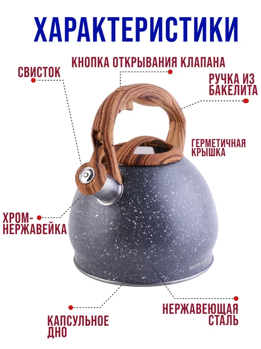 Чайник со свистком для плиты - фото 13