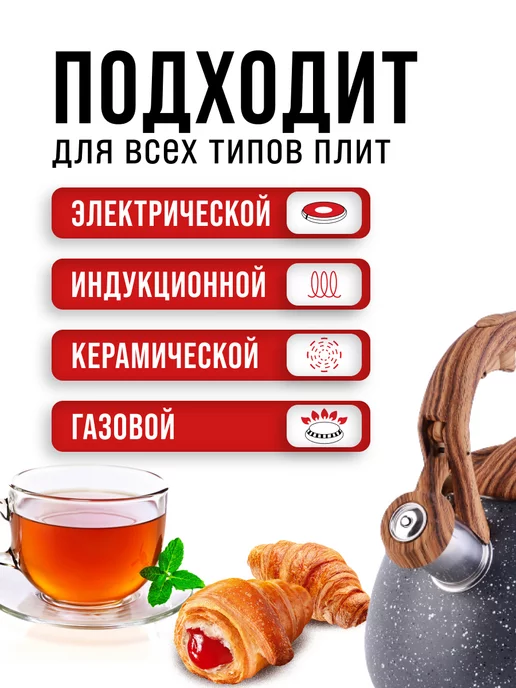 Чайник со свистком для плиты - фото 5