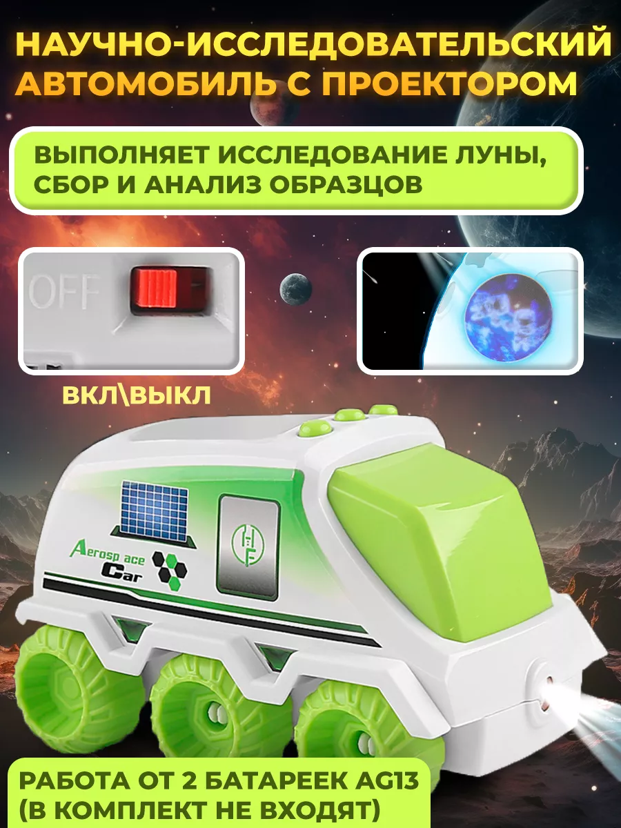 Космический корабль с проектором и луноход WiMi 120248041 купить за 1 214 ₽  в интернет-магазине Wildberries