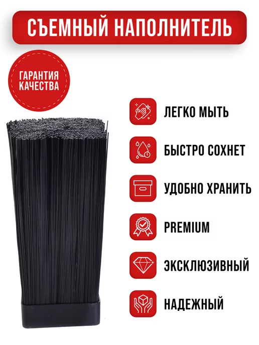 Подставка для ножей с наполнителем и доской 2 отсека - фото 5